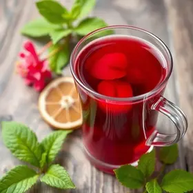 Como fazer chá de hibisco para desinchar e melhorar a saúde do coração