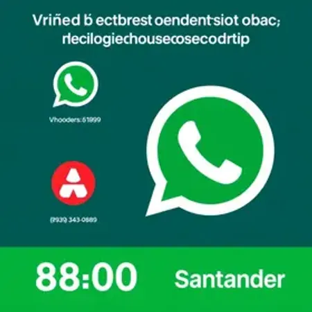 WhatsApp Santander: Telefone, 0800, chat e ouvidoria