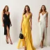 Vestidos sofisticados da ViX traduzem a estética da coleção com Rosie Huntington