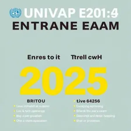 Vestibular UNIVAP 2025: Inscrições, Cursos, Resultado