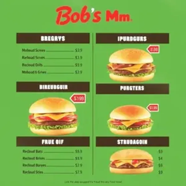 Cardápio Bob’s 2025: Preços