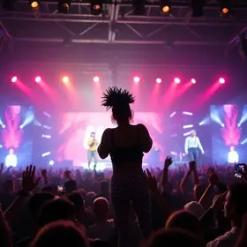 Anitta e The Weeknd agitam público com lançamento de novo hit em show