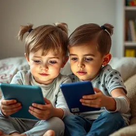 Crianças que usam menos telas desenvolvem melhor autocontrole e empatia