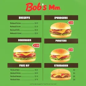 Cardápio Bob’s 2025: Preços